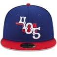 thumbnail image 2 of Men's New Era Blue Oklahoma City Dodgers Authentic Collection Alternate Logo 59FIFTY Fitted Hat, 2 of 6