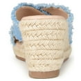 thumbnail image 4 of Journee Womens Shanni Wedge Heel Espadrille Sandals, 4 of 10