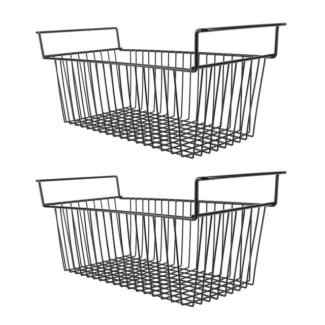 Chest Freezer Organizer Bins, Stackable Wire Basket for Storing Fruits, Vegetables, Yogurt, Snacks, Freezer Wire Storage Organizer Baskets for Cabinets, Closets