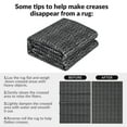 thumbnail image 2 of Garvee 9'x12' Area Rug Modern Area Rugs for Living Room Bedroom Farmhouse Non Slip Low Pile Rugs, Black, 2 of 6
