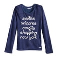 thumbnail image 1 of Sean John Girls Priorities camiseta gráfica, azul, L (14) Sean John Camiseta gráfica, 1 of 2