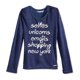 thumbnail image 1 of Sean John Girls Priorities camiseta gráfica, azul, L (14) Sean John Camiseta gráfica, 1 of 2