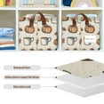 thumbnail image 4 of Yayeee Foldable Storage Basket for Shelves with Handles Waterproof Cloth Bins, Fall Leaves, 4 of 7