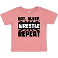 thumbnail image 3 of Inktastic Eat, Sleep, Wrestle, Repeat Boys or Girls Baby T-Shirt, 3 of 5