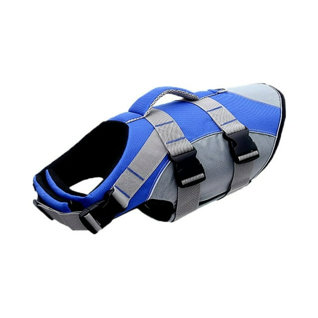 Dog Life Jacket and Life Vest Reflective Pet Safety Coat Adjustable Dog Swimsuit Rescue Handle Ripstop Safety Swimsuit for Small to Large Dog