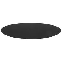 WRITWAA Black Circular Mouse Pad Rubber Anti- Gaming Desk Mat Comfortable 1 Piece