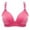 Hot Pink, variant on JDEFEG Push Up Bras Women Front Button Compression Sports Bra Front Closure Bras for Women Close Augmentation Bra Wirelessunderwear Nylon,Spandex Purple 38