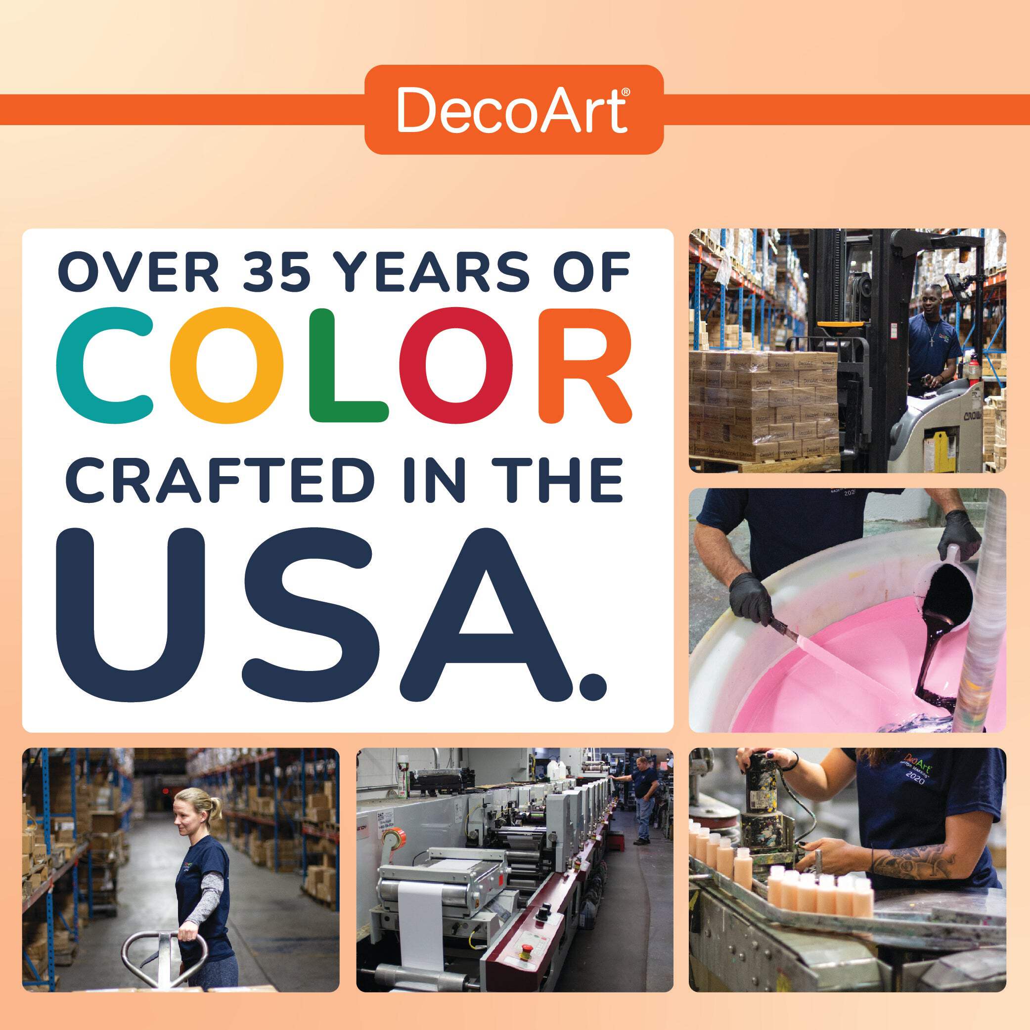 DecoArt Crafter’s Acrylic Fall Paint Set, 18 Piece – Matte Finish Craft Paints, 2 oz Each