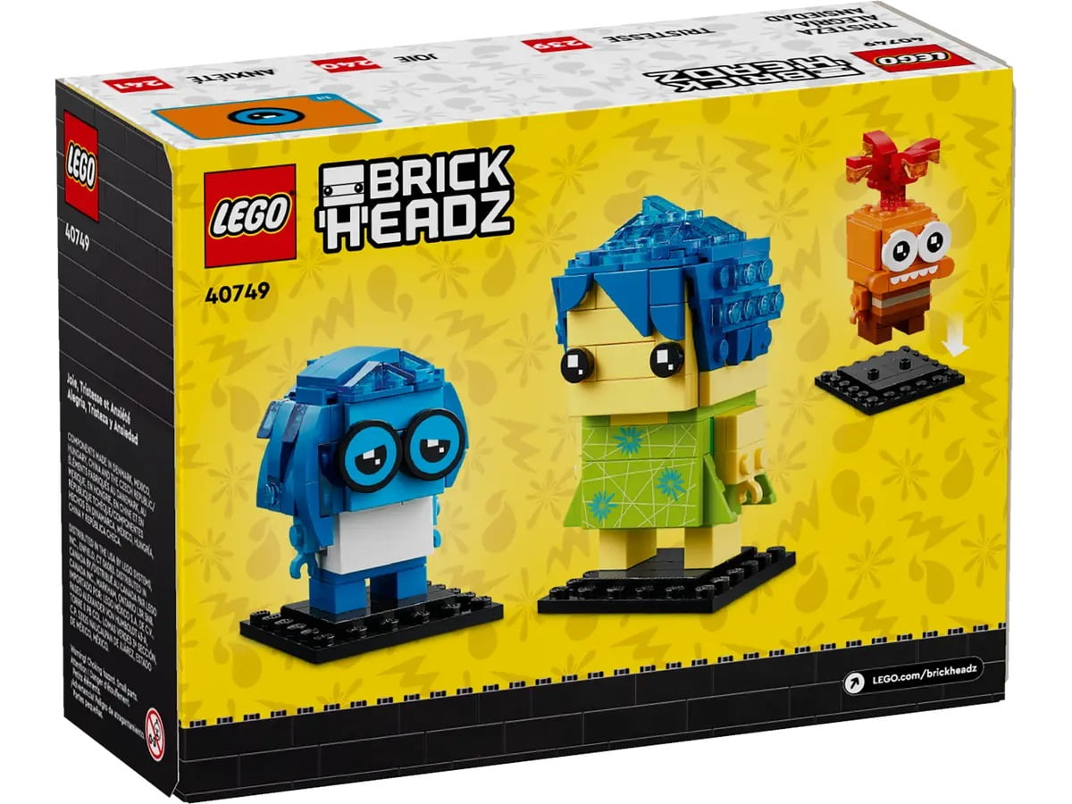 【sskd39】3 Joy, Sadness & Anxiety 40749 | BrickHeadz | Buy online at
