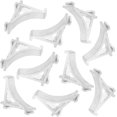 thumbnail image 1 of Cabilock 10PCS Refrigerator Shelf Clips - Stainless Steel Freezer Shelf Supports, Commercial Fridge Clips Rack Buckles Replacement Parts, 1 of 8