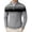 Black & Heather Grey, variant on Mens Slim Fit 1/4 Zip Up Mock Neck Polo Sweater Casual Long Sleeve Sweater Pullover Sweaters