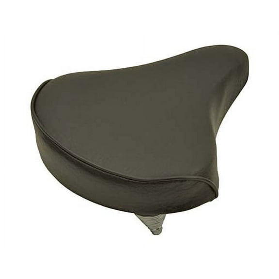 Alta Beach Cruiser Vinyl Bike Saddle, Multiple Colors. (Black)