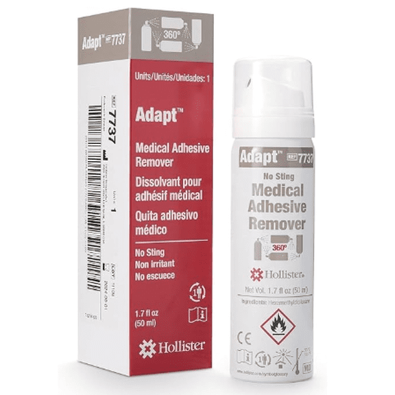 Hollister 7731 Adapt No Sting Medical Adhesive Remover Spray, 3.4 oz. – Adhesive Remover for Skin