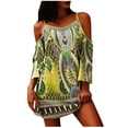 thumbnail image 1 of Robes de Plage Femmes Robes d'Été pour Femmes Robe de Plage Cover Ups Boho Imprimé Floral Mini Robe Robes de Plage Cover Up Femmes Robe d'Été Florale pour Femmes, 1 of 9