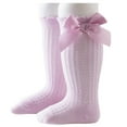 thumbnail image 2 of Dalrosia Baby Girls Knee High Socks Toddler Bow Mesh Long Stockings Infants Thin Socks For Spring Summer, 2 of 6
