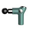 thumbnail image 1 of Pistola de Masaje Portátil Silenciosa con 6 Velocidades y 4 Cabezales, Ideal para Aliviar Dolor Muscular, Batería Recargable de Larga Duración, Color Verde, Fácil de Usar., 1 of 6