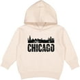thumbnail image 2 of Inktastic Chicago Skyline Grunge Toddler Hoodie, 2 of 4