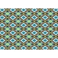 thumbnail image 1 of Ahgly Company Machine Washable Indoor Rectangle Transitional Blue Green Area Rugs, 8' x 12', 1 of 7