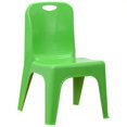thumbnail image 1 of Bowery Hill Chaise d'École Empilable en Vert, 1 of 3