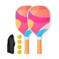 thumbnail image 4 of Pickleball Paddles Pickleball Racquets Includes 2 Rackets 4 Pickleballs Comfort Grip Professional Pickle Ball Racket for Kids Style F, 4 of 8