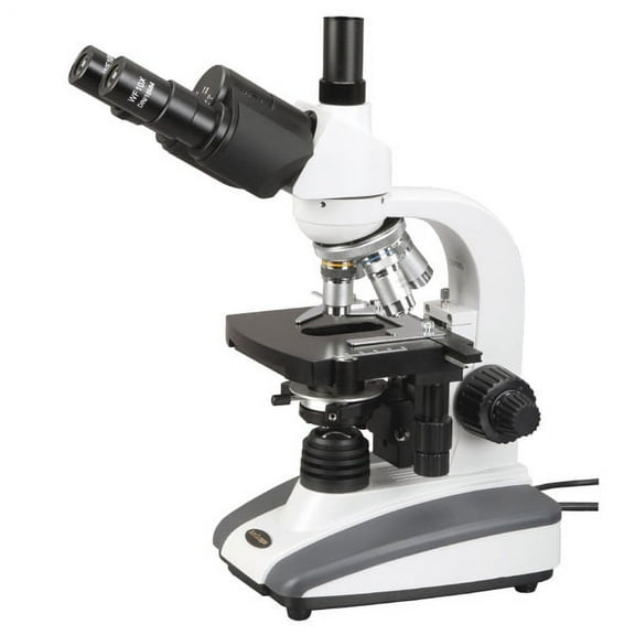 AmScope LED Trinocular Biological Compound Microscope 40X-2500X New