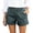 Blue,#045, variant on Cotton for Women Summer Bermuda Shorts with Pockets Dressy Casual Button Down Wide Leg Beach Short,S