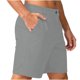 thumbnail image 1 of Pantalones Cortos para Hombre de Cintura Elástica con Bolsillos de Color Sólido Pantalones de Trabajo Casuales de Verano de Mitad de Longitud con Cordón, 1 of 8