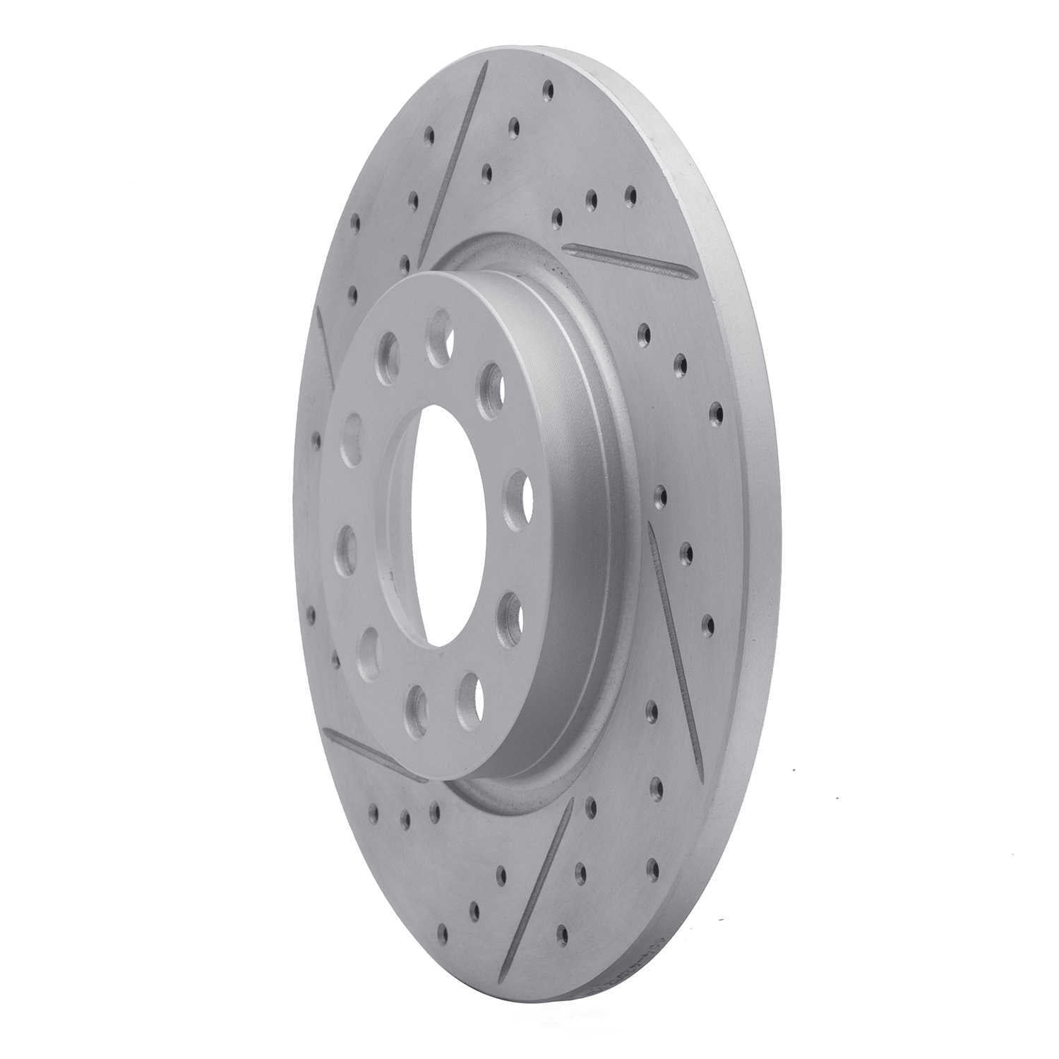 Dynamic Friction Company 830-42012L DFC Geoperformance Rotor - Drilled and Slotted