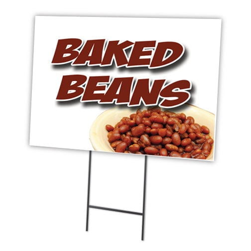 SignMission C-2436 Baked Beans 24 x 36 in. Yard Sign & Stake - Baked Beans