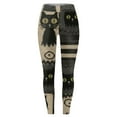 thumbnail image 4 of Bibifish Women'S Leggings Black Cat Print Leggings Slim Fit Comfortable Stretch Stylish Streetwear Y2k Leggings For Ladies, 4 of 5