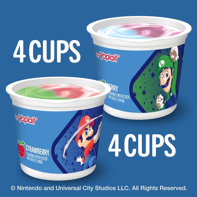 Yoplait Low Fat Kids Yogurt Cups, The Super Mario Galaxy Movie