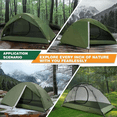 thumbnail image 6 of 1 Person Ultralight Waterproof Backpacking Tent for 3 Season Camping, 6 of 6