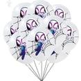 thumbnail image 5 of 10/30 piezas de globos de látex de Spidey y sus increíbles amigos, suministros para fiestas de cumpleaños, baby shower, decoraciones para fiestas de niños y niñas, 5 of 5