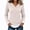 Beige, variant on Long Sleeve Shirts for Women Faux Layered Tees V Neck Ribbed Tops Casual Slim Fit T-Shirt Fashion Fall Clothes Dark Blue XL