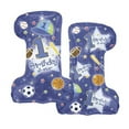 thumbnail image 2 of Anagram 28" 1st Birthday Sports All-Star Boy Foil Number 1 Shape Balloon, 2 of 2