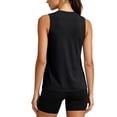 thumbnail image 3 of NELEUS Womens Plus Size Workout Tops for Casual Athletic Running Gym V Neck Loose Fit Yoga Shirts Summer Tees,Black,US Size 2XL, 3 of 9