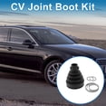 thumbnail image 2 of Kit de Bota de Junta CV Unique Bargains No.4E0498201 con Abrazaderas, Bota de Junta de Velocidad Constante para Audi A4 2004-2008, Audi A6 2005-2011, Goma Negra, Fuerte y Duradera, 2 of 7