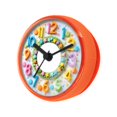 thumbnail image 2 of hengtong Bathroom Shower Clock Educational Clock Colorful Modern Compact Small for Mirror orange, 2 of 10