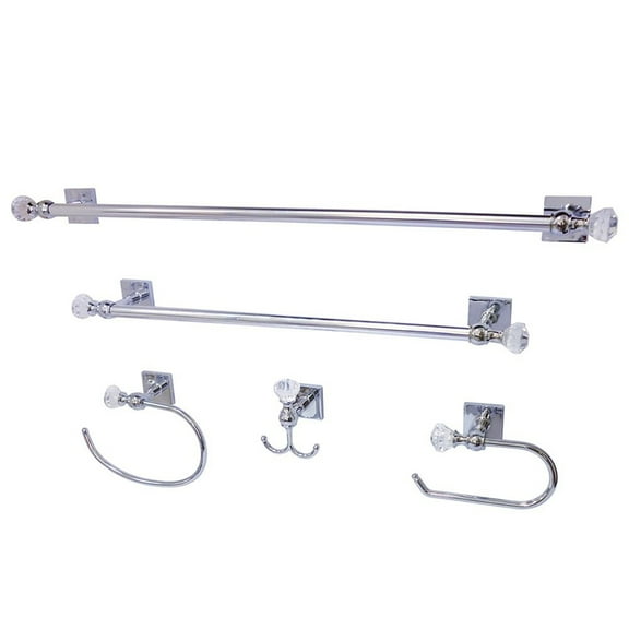 Kingston Brass BAHK70512478C Bathroom Accessory Combo, Polished Chrome