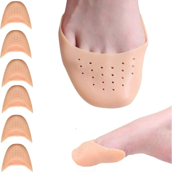 Silicone Toe Protectors for High Heel, Toe Pads, Gel Toe caps, Reusable Toe Sleeve for Women Pain Relief
