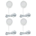 thumbnail image 1 of 4Pcs Led Down Light for Display Cabinet Lights with Acrylic 2.4x2.4x0.3in, 1 of 9