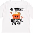 thumbnail image 4 of Inktastic Thanksgiving Thankful Family Boys or Girls Long Sleeve Toddler T-Shirt, 4 of 5