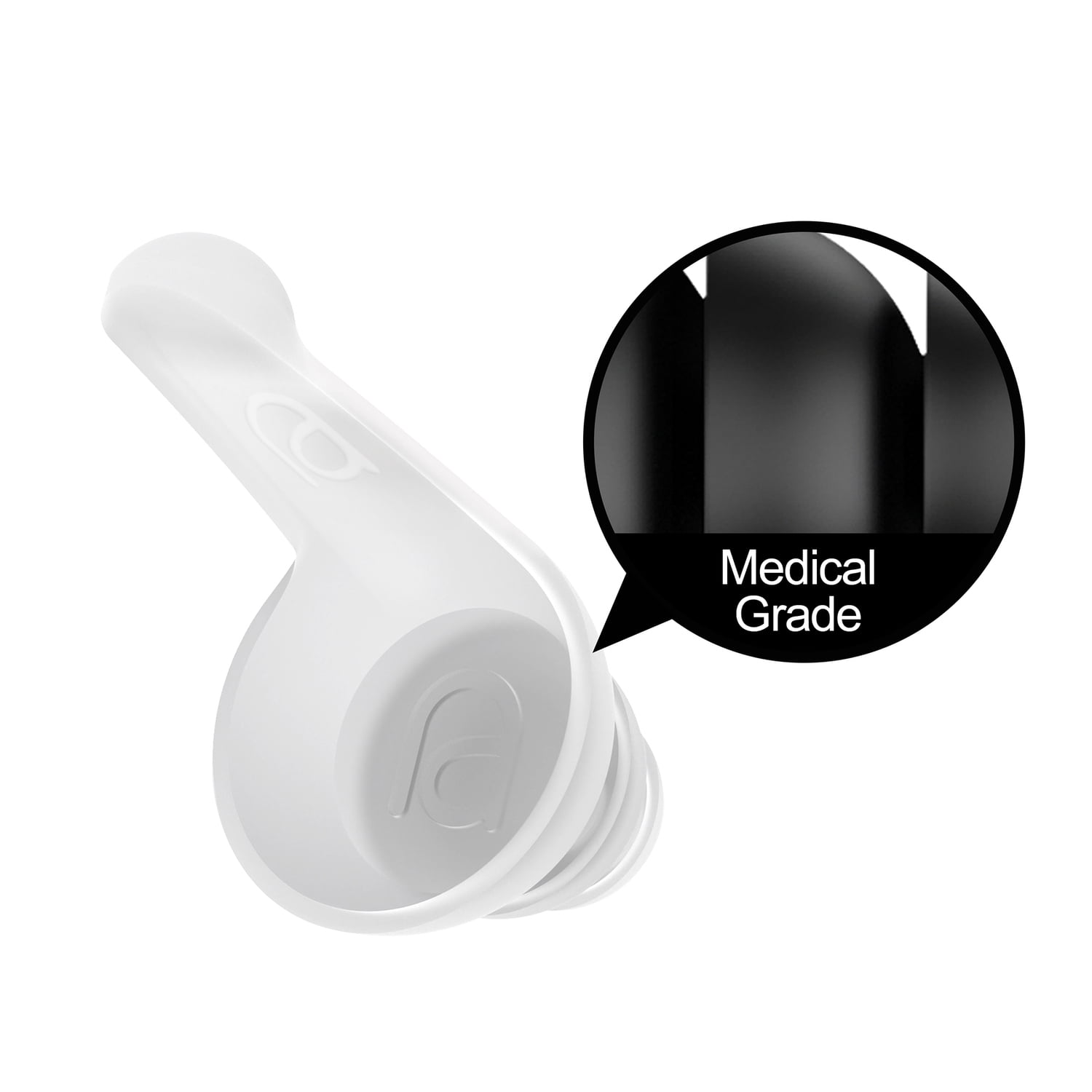 Mixx assistive audio Sleep Noise-Reducing Low-Profile Earplugs with Travel Case, USAA-SLP-NP-496