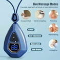 thumbnail image 2 of Wiher Portable Neck Massager, Mini Pulse Pendant Electric Cervical Massager for Neck Shoulder Pain Relief, 5 Modes, Home Office Travel Use (Champagne), 2 of 13