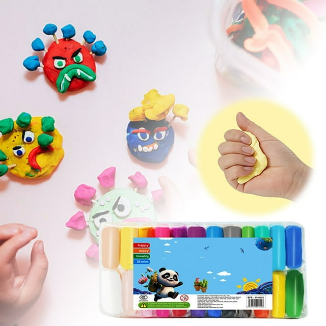 Pâte à Modeler Super Légère pour Jouer, Parfaite pour les Fêtes et Stimulant l'Imagination pour Tous les Âges