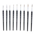 thumbnail image 1 of 9x Paint Brush Set Professional Fine Detail Art Nail Model Acrylic Brushes, 1 of 8