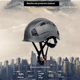 thumbnail image 2 of Hard Hats For Men,Hard Hat With Visor,Shard Hat Ear Protection,Helmet Ear Protection,Lift Hard Hat,White Hard Hat,Contains Helmet Lining,Cut-Resistant Gloves,Suitable for Forestry And Arborist Work, 2 of 6