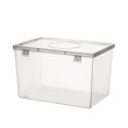 thumbnail image 2 of Vrorvz Airtight Bread Storage Container for Kitchen Bread Bin Plastic Reusable Loaf Cake Dispenser Fresh Bread Organizer Suit for Bread Beans Cereal, 2 of 8