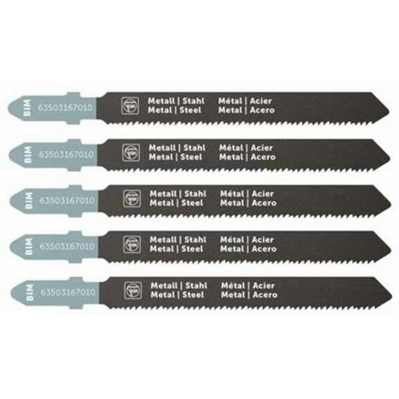Fein 3 Inch 23-18 Tpi Bimetal Jigsaw Blades, 5 Pack