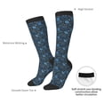 thumbnail image 4 of Pofeuu Winter Blue Forest Deer Print Stockings, Adult Running Hiking Socks for Youth and Adult, 4 of 6